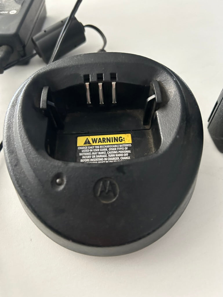 2-motorola CP200D radios with charger