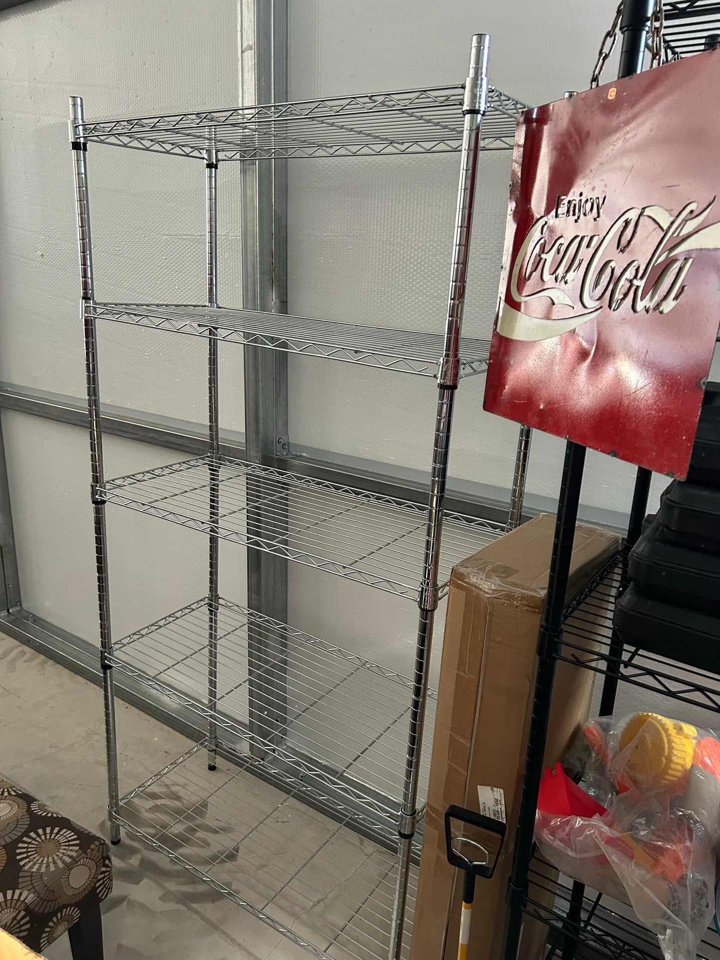 Nexel PolyZ-Brite wire shelving  adjustable wire shelving