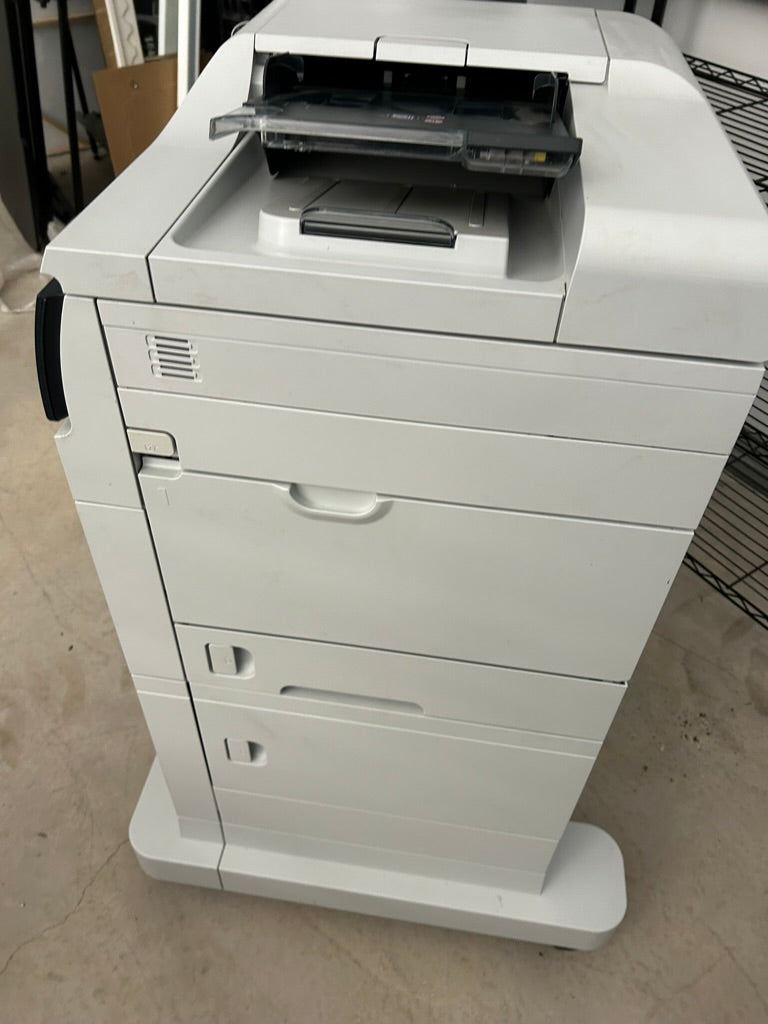 HP LaserJetM4555F all in one CE503A with extra trays/stand