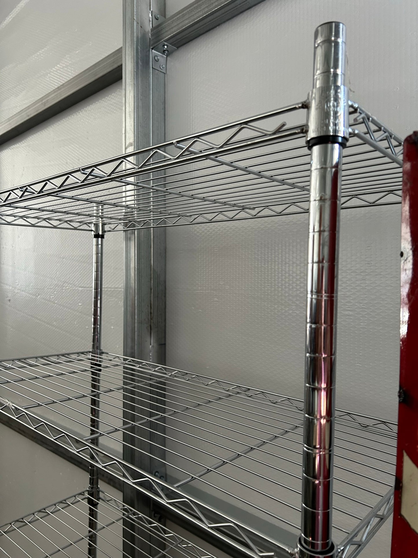 Nexel PolyZ-Brite wire shelving  adjustable wire shelving