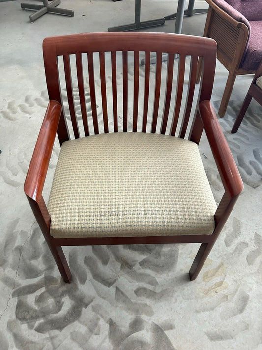 Kimball wood and Upholstery chair