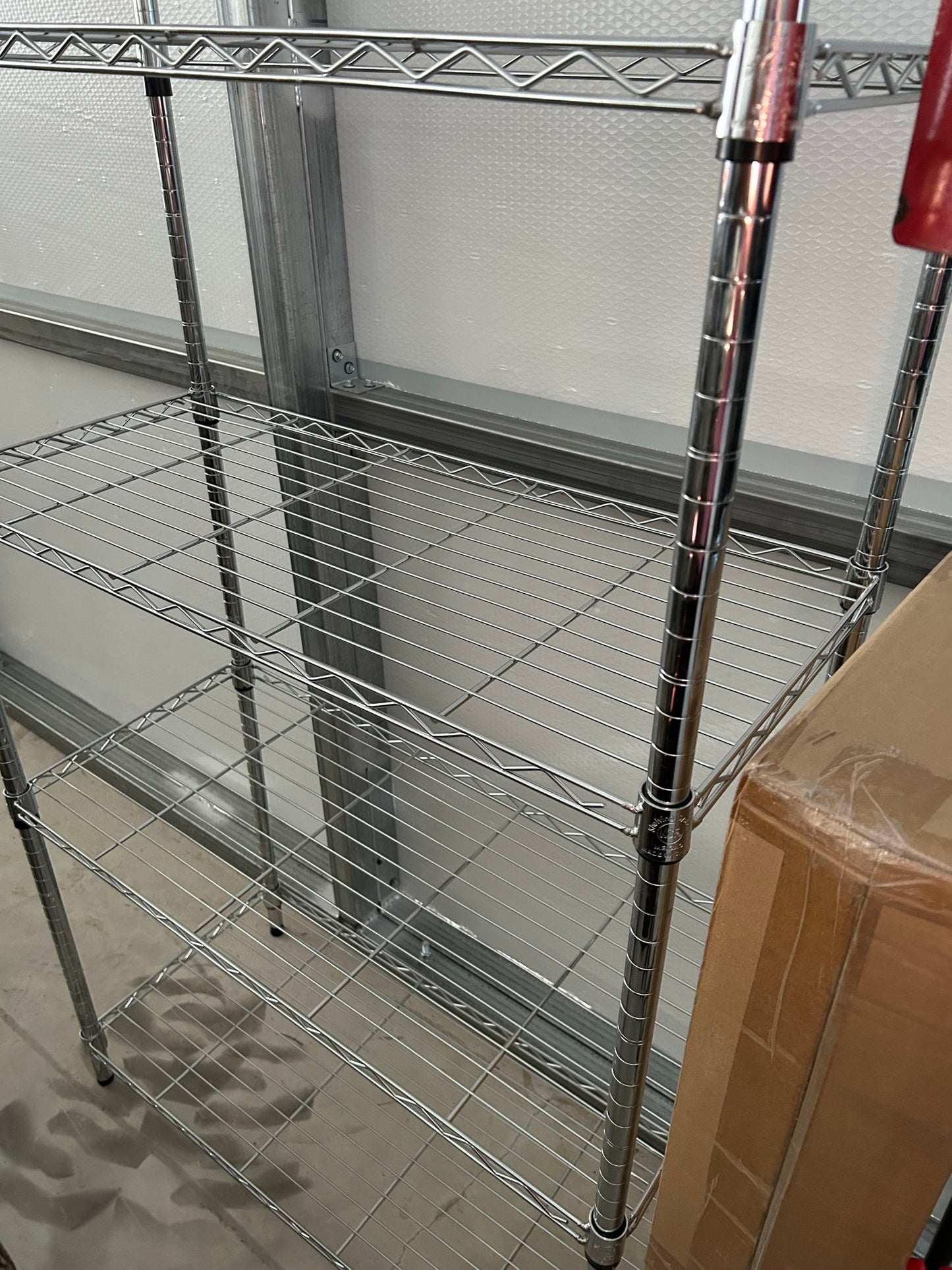 Nexel PolyZ-Brite wire shelving  adjustable wire shelving