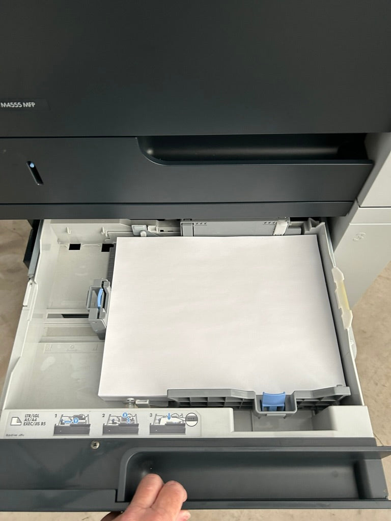 HP LaserJetM4555F all in one CE503A with extra trays/stand