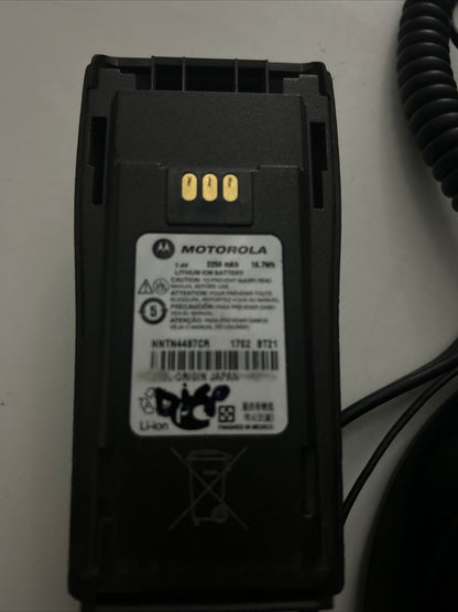 2-motorola CP200D radios with charger