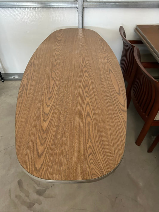 Heavy oval training table 30x 72x32