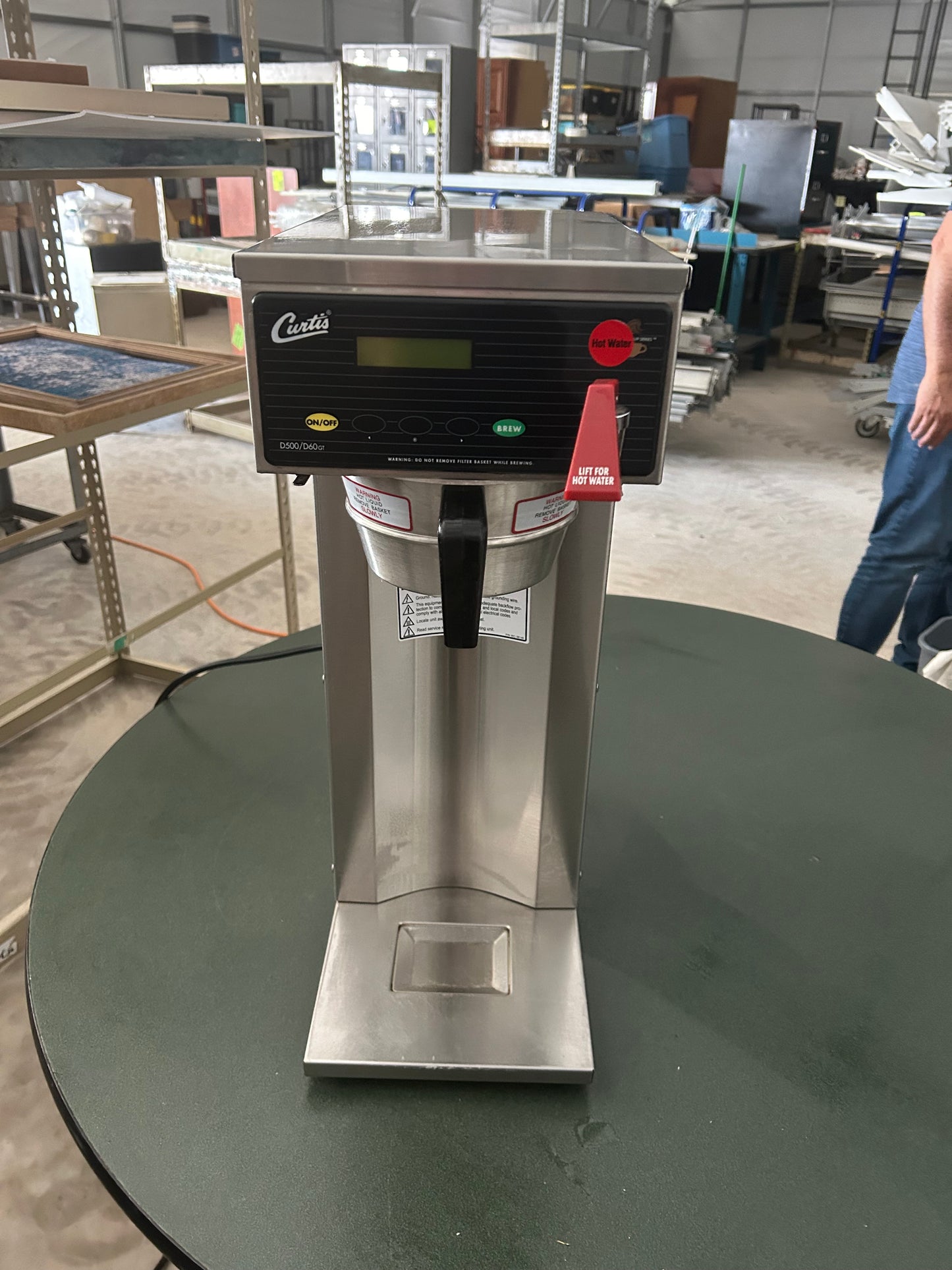 Curtis SCD500GT61A000 commercial coffee Brewer with digital controls