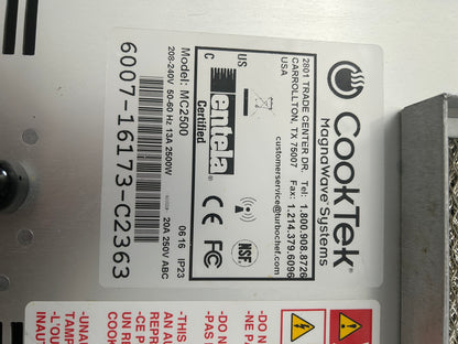 CookTek MC2500